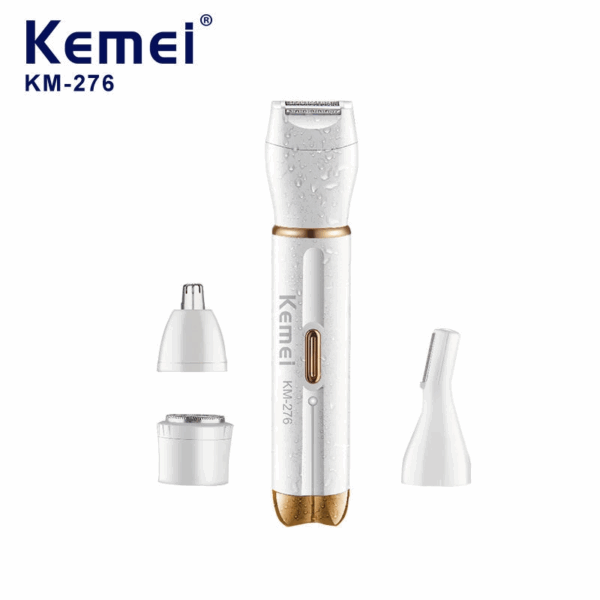 Depiladora Femenina 4 en 1 Recargable - Kemei KM-276