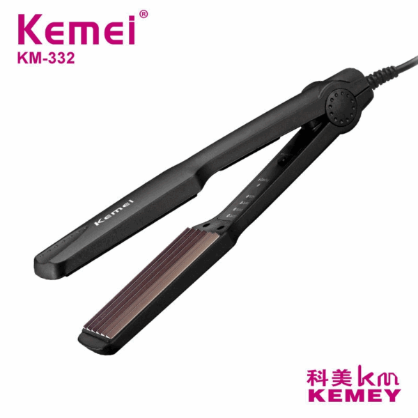 Plancha de Pelo Profesional con Placas de Cerámica - Kemei KM-332